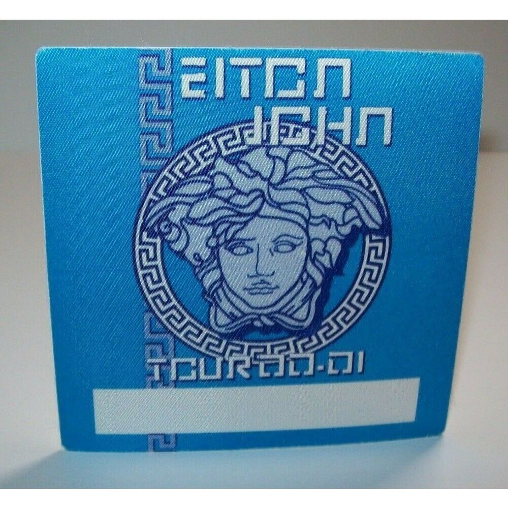 Elton John Backstage Pass Original 2001 Concert Tour Pop Rock Music Gift Blue